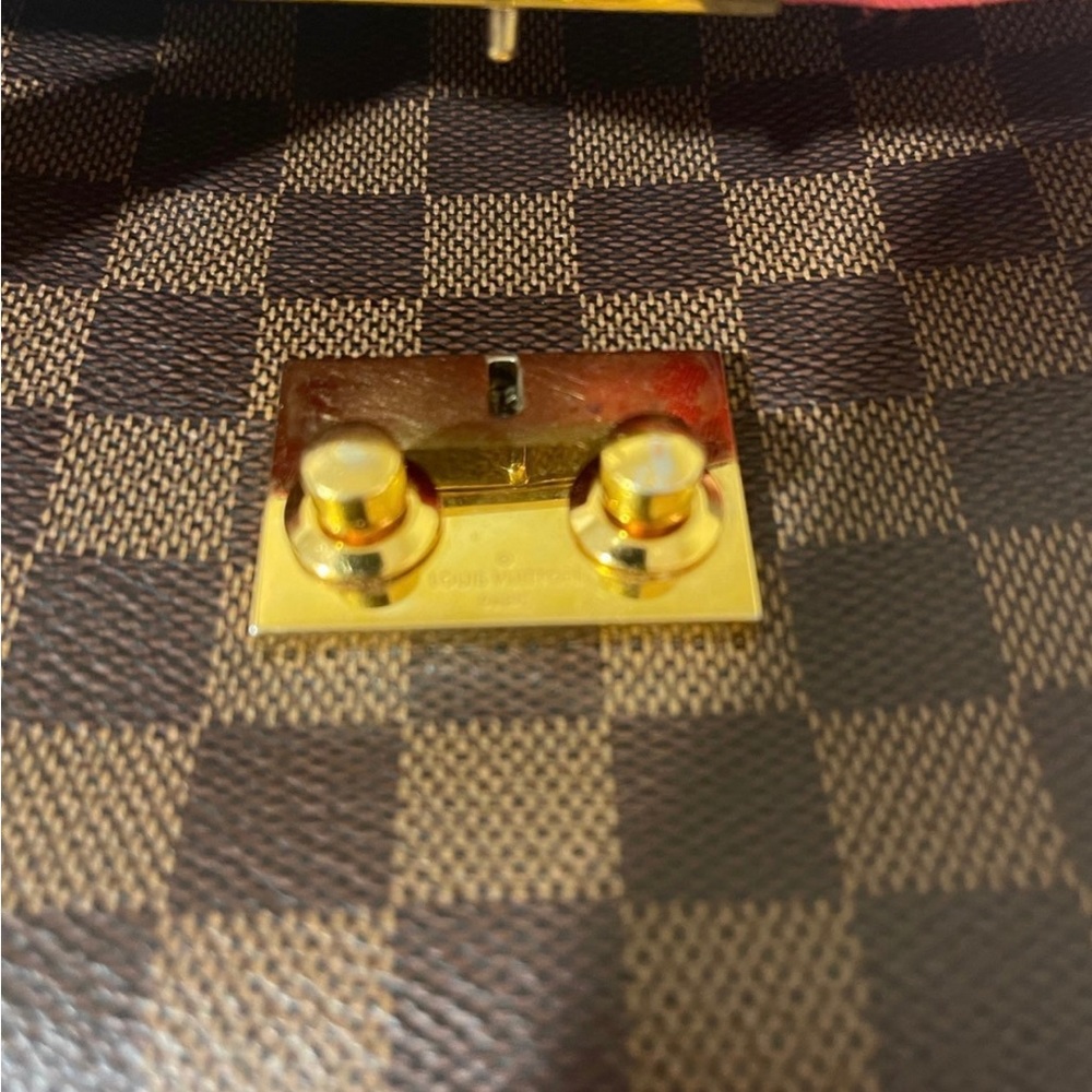 Louis Vuitton Brown Checkered Crossbody Bag - Picture 5 of 13